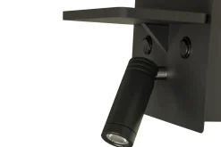 ASTOR Väggspot USB16cm Svart