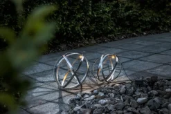 ASTRI Solcellsdekoration 30cm Silver IP44