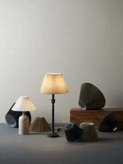 ASTRID Lampskärm Veckad 25/8cm Antracit