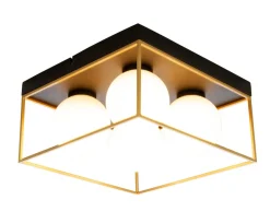 ASTRO Plafond Liten 28cm Svart/Guld/Opalvit