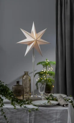 ASTRO Stjärna på fot 74cm Svart