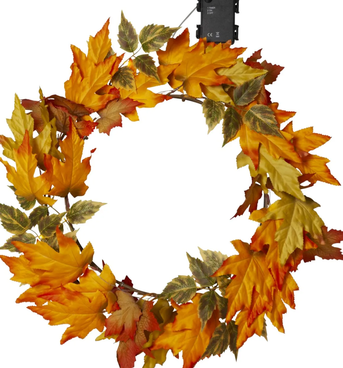 AUTUMN Krans Batteri 45cm Amber