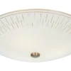 AVENY Plafond 50cm Vit/Stål