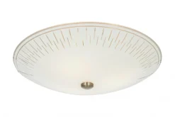AVENY Plafond 42cm Vit/Stål