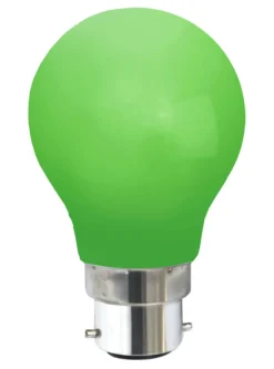 B22 Dekoration Party Klot 0.9W 6lm Grön LED-Lampa