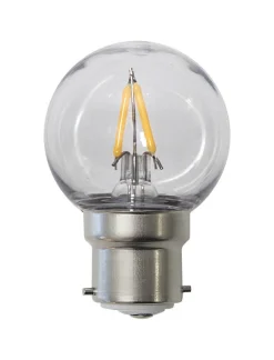 B22 Klot PC Cover 1W 2200K 70lm LED-Lampa