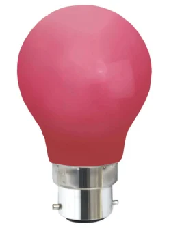B22 Klot 0.9W Röd LED-Lampa