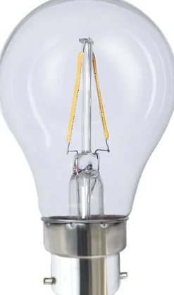 B22 Normal 2W 2700K 220lm Klar LED-Lampa