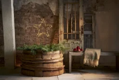 BARLUMI Utomhusdekoration 100L 80cm Svart