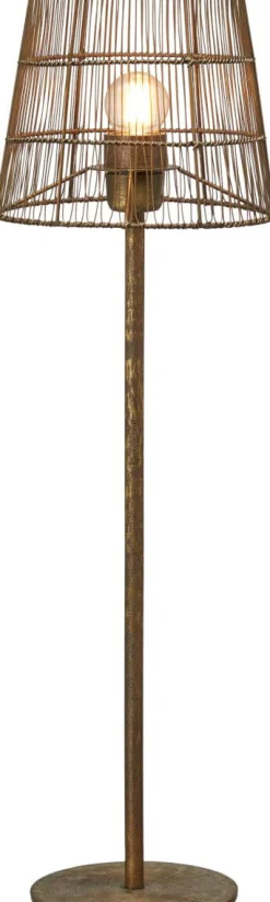 BASE Lampfot 45cm Beaten Guld