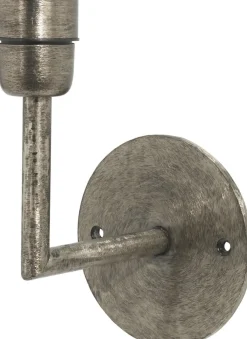 BASE Vägglampa 13cm Beaten Silver