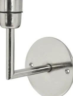 BASE Vägglampa 13cm Matt Krom