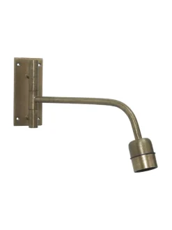 BASE Vägglampa 34cm Rustik Guld