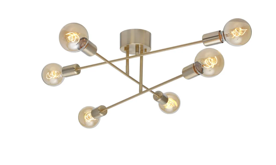 BATON Plafond 68cm Borstad mässing