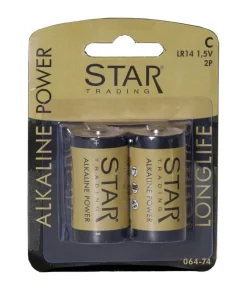 BATTERI 2-Pack C 1,5V Power Alkaline