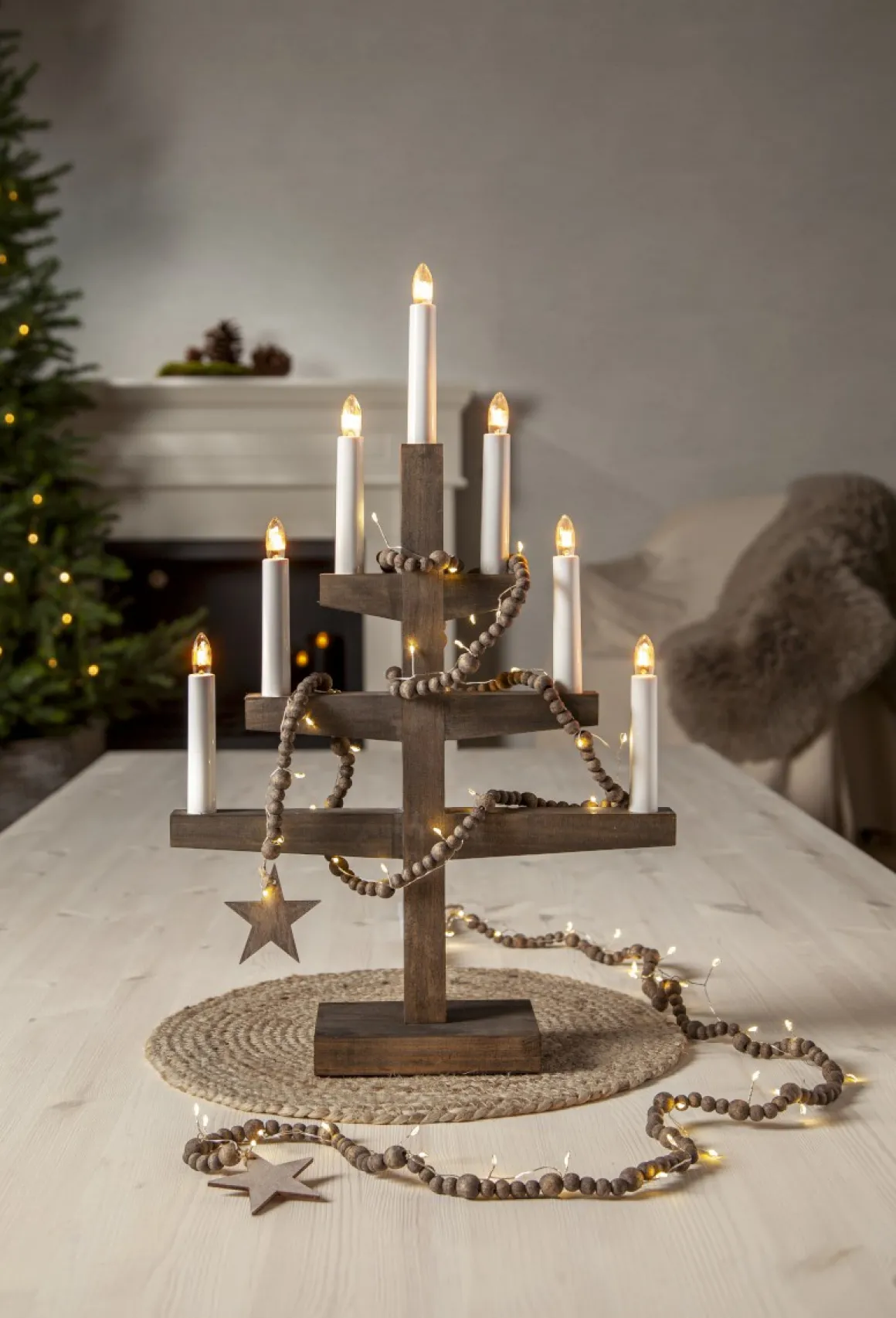 BEADY Ljusslinga 150cm 20LED Brun