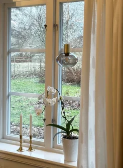 BELL Fönsterlampa 16cm Matt Mässing/Rök