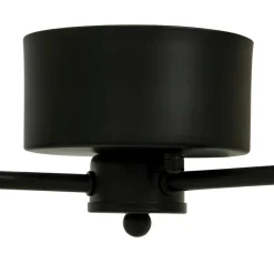 BELL Plafond 3-arm 42cm Svart/Opalvit