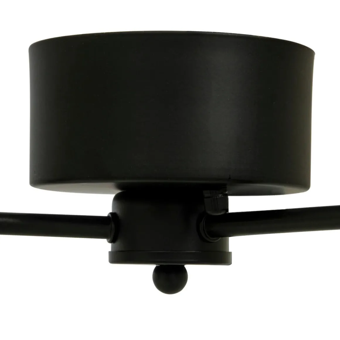 BELL Plafond 3-arm 42cm Svart/Opalvit