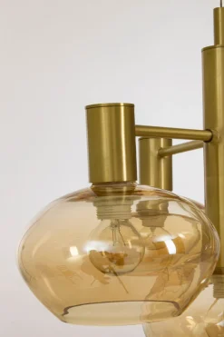 BELL Taklampa 4:a 47cm Matt Mässing/Amber