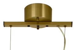 BELL Taklampa 3:a Rak 70cm Matt Mässing/Rök