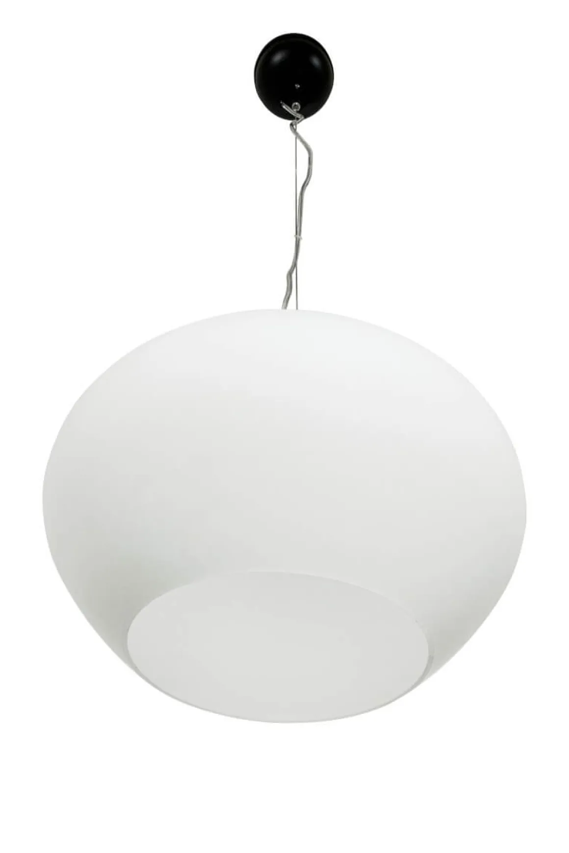 BELL Taklampa 35cm Svart/Opalvit