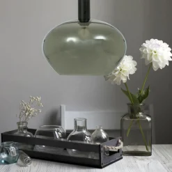 BELL Taklampa 35cm Svart/Rökgrå