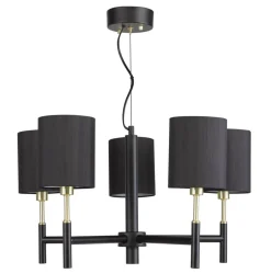 BERLIN Taklampa 62cm Svart