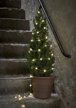 BERRY Ljusslinga Batteri 5m 50LED Varmvit/Transparent