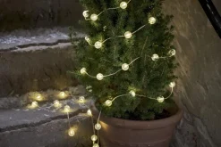 BERRY Ljusslinga Batteri 5m 50LED Varmvit/Transparent