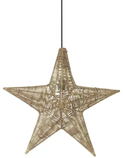 BETHEL STAR Adventsstjärna 58cm Natur Rotting