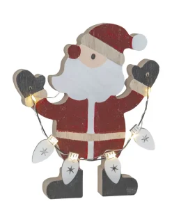 BILLY Inomhusdekoration Tomte Batteri 17cm