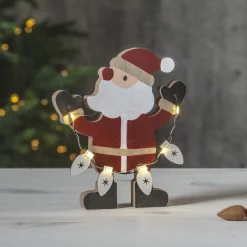 BILLY Inomhusdekoration Tomte Batteri 17cm