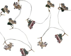 BILLY Ljusslinga Batteri 1,8m 10LED Varmvit/Flerfärgad