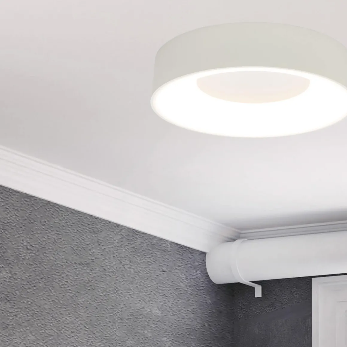 BLINK LED-Plafond Dimbar 30cm Vit 3000K IP54/IP40