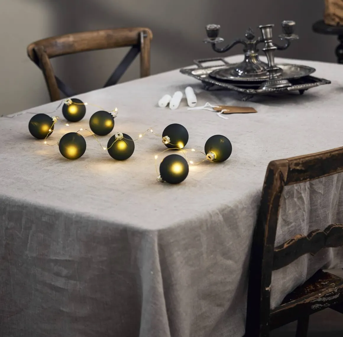 BLISS Ljusslinga Batteri 1,6m 22LED Varmvit/Grön