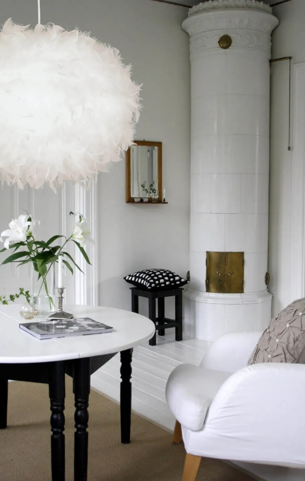 BOA Takpendel 25cm Vit