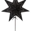 BOBO Stjärna på fot 51cm Svart