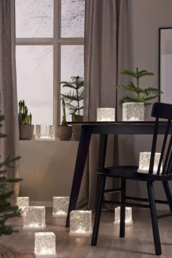 Bordsdekoration Frost Kub 11cm