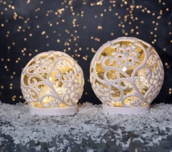 Bordsdekoration Frost Kula 15cm