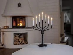 BORE Ljusstake 7L 56cm Svart