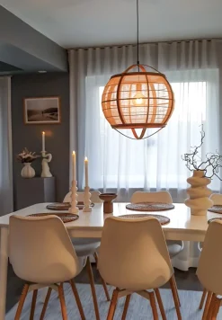 BORNEO Taklampa Ø60cm Natur