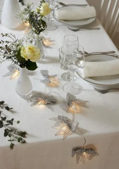 BOWIE Ljusslinga Batteri 2,25m 10LED Varmvit/Silver