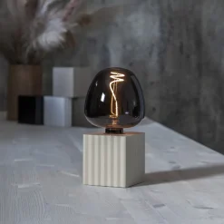 BOX Lampfot E27 10cm Beige