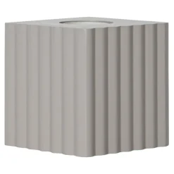 BOX Lampfot E27 10cm Elefantgrå