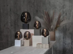 BOX Lampfot E27 10cm Elefantgrå