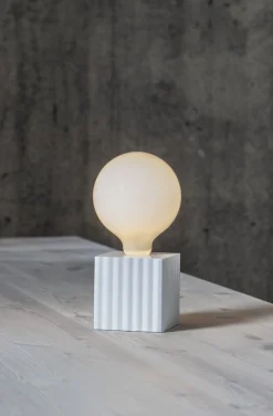 BOX Lampfot E27 10cm Vit