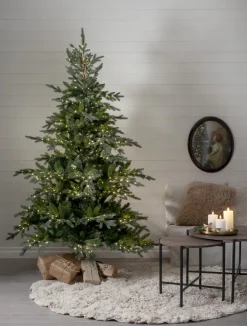 BREKSTAD Julgran 210cm 800LED Varmvit/Grön IP44