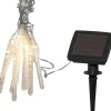 BUBBLY LIGHT-CHAIN Solcells-ljusslinga 180cm 10LED Varmvit/Klar