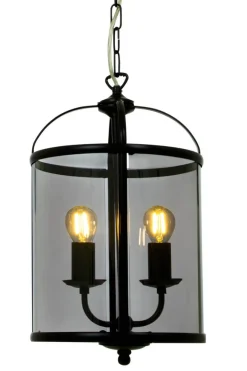 BUDGIE Taklampa Ø23 41cm Svart